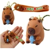 Lean Toys Pakabukas raktams silikoninis bebras su delfinu