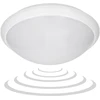 Orno BREVA, lubinis šviestuvas su mikrobangų judesio jutikliu, 60 W, E27, IP44, matinis polikarbonatas