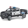 Bruder Auto dodge ram 2500 policja su figurką
