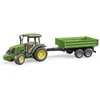 Bruder - John Deere 5115 M su savivarte priekaba (02108)