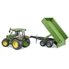 Bruder - John Deere 5115 M su savivarte priekaba (02108)