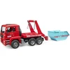 BRUDER konteinerių sunkvežimis MAN TGA Skip Container Truck, 02741