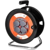 Orno Aptaškymui atspari ritės ritė IP44 4x2P+Z 16A 230V, H05VV-F 3x1,5mm2, 50m
