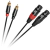 Cabletech XLR - 2RCA jungiamasis kabelis 1m