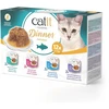 Catit Dinner dvisluoksnis šlapias katėms maistas su žuvimi (12 x 75 g)