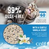 Catit – natūralu! Žirnių lukštų gumulėlių kačių kraikas, skirtas įvairioms katėms, vanilės kvapo – balkšvas – 6,4kg