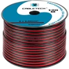 Cabletech Kabelis CCA 2x2.5mm 1m - juoda raudona