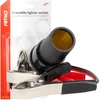 Adapteris į žiebtuvėlio lizdą 12V/24V, krokodilo tipo, 15 cm AMIO-03803
