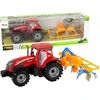 Traktorius su frikciniu grėbliu Lean Toys
