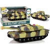 Lean Toys Žaislinis tankas Brown Moro 1:32 su garsais ir šviesomis