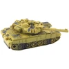 Lean Toys Nuotoliniu būdu valdomas tankas T90 1:18