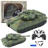 Lean Toys Nuotoliniu būdu valdomas tankas T90 1:18