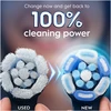 Dantų šepetėlis „Oral B iO“ serijos „Ultimate Clean“ keičiamos dantų šepetėlio galvutės – juodos – 3 vnt.
