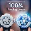 Dantų šepetėlis „Oral B iO“ serijos „Ultimate Clean Juodas“ keičiamos dantų šepetėlio galvutės – juodos – 8 vnt.