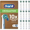 Oral-B Pro Cross Action x12 Dantų šepetėlio galvutės, Balta