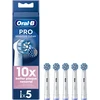 Dantų šepetėlis „Oral B Pro Jautrus Clean“ dantų šepetėlio galvutės – baltos – 5 vnt.