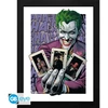 Plakatas DC COMICS - Įrėmintas paveikslas „Džokerio Haha kortelės“ (30x40) x2