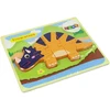 Lean Toys Medinė dėlionė Dinozauras LeanToys, 6 det.