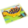 Lean Toys Medinė dėlionė Dinozauras LeanToys, 6 det.