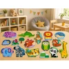 Lean Toys Magnetinė dėlionė 30 vnt.