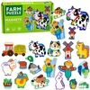 Lean Toys Magnetinė dėlionė 30 vnt.