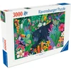 Dėlionė Ravensburger - Pantera gėlėtose džiunglėse 3000p (12001748)