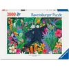 Dėlionė Ravensburger - Pantera gėlėtose džiunglėse 3000p (12001748)