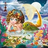 Dėlionė Ravensburger - Žavingos undinės 3x49p - 08063