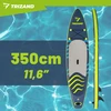 Deska SUP lenta 350 cm su Trizand priedais