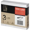 Orno DIKI LED šviestuvas po spintele, 2 W, 170 lm, 4000 K, sidabrinis