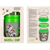 Dino World - Action World muslių puodelis - pilkas ir žalias - 500 ml