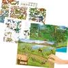 Dino World Dino pasaulis – spalvinimo knygelė „Sukurk savo DINO zoologijos sodą“ (413606)