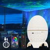 Dinozauro kiaušinio žvaigždės projektorius su galaktikos garsiakalbiu, USB LED naktine lempute