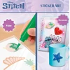 Disney „Stitch Angel“ – langų spalvos ir lipdukų menas (118816)