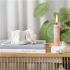 DIY Kit - Mini rankdarbių rinkinys modeliavimui, žvakidė su kriauklėmis - balkšva - 1 pakuotė (977842)