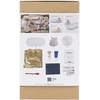 Diy Kit „Pasidaryk pats“ rinkinys – dervos liejinys – 3 žvakidės ir 2 padėklai (977539)