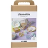 Diy Kit „Pasidaryk pats“ rinkinys – dėžutės – kriauklės – raktų pakabukai – pastelinės spalvos (977847)