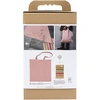 Diy Kit „Pasidaryk pats“ rinkinys – medžiaginis krepšys – švelnios rožės spalvos (977861)