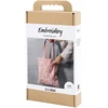 Diy Kit „Pasidaryk pats“ rinkinys – medžiaginis krepšys – švelnios rožės spalvos (977861)