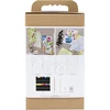DIY Kit - Rankdarbių rinkinys aliejinėms pastelės, gėlės, įvairios spalvos (9772631)