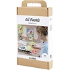 DIY Kit - Rankdarbių rinkinys aliejinėms pastelės, gėlės, įvairios spalvos (9772631)