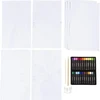 DIY Kit - Rankdarbių rinkinys aliejinėms pastelės, gėlės, įvairios spalvos (9772631)