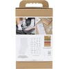 DIY Kit - Rankdarbių rinkinys siuvinėjimui, kojinės, baltos, 1 pakuotė (9772641)