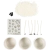 DIY Kit - Žvakių gamybos rinkinys, rožinė, smėlio, balta, kreminė, 1 pakuotė (977857)