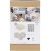 DIY Kit - Žvakių gamybos rinkinys, rožinė, smėlio, balta, kreminė, 1 pakuotė (977857)