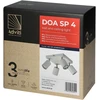Orno DOA SP4, sieninis/lubinis šviestuvas, GU10, max. 4x50W, IP20, baltas, kvadratinis