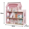 Kruzzel 26364 Wooden Dollhouse