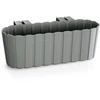 Bikuva.lt Vazonas BOARDEE lovelis pakabinamas 4,9 L 212x383x130 mm pilka sp. Prosperplast
