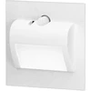 Orno DRACO LED NEW 1.5W, įleidžiamas laiptų šviestuvas, 12VDC, 30lm, 3000K, baltas, judesio ir prieblandos jutiklis