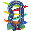 Drewniana Medinė automobilių trasa Lean Toys, 6 aukštų, 30x8x33 cm